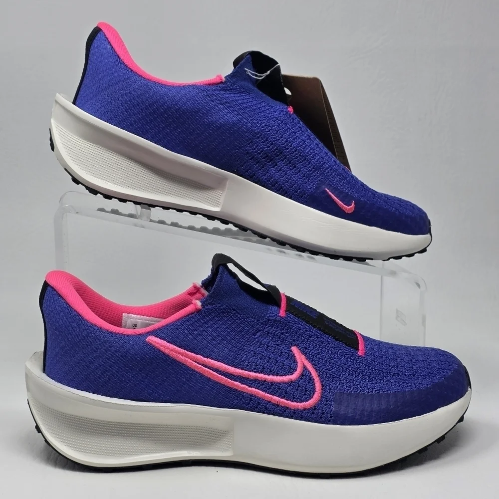 Nike Womens Interact Run EasyOn Purple/Pink Running Shoes FV5591-500 Size 5 New
